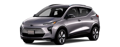 Foto lateral del vehículo eléctrico Bolt EUV