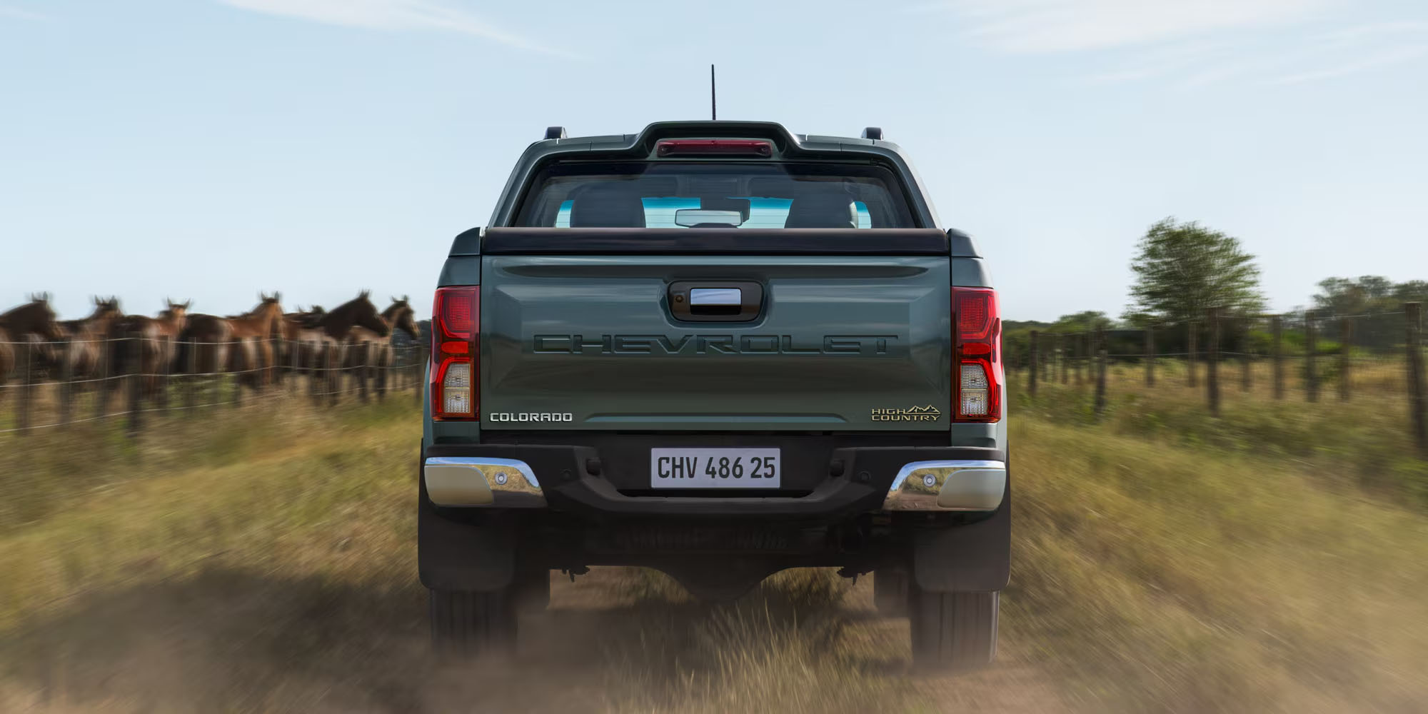 parte trasera Chevrolet Colorado