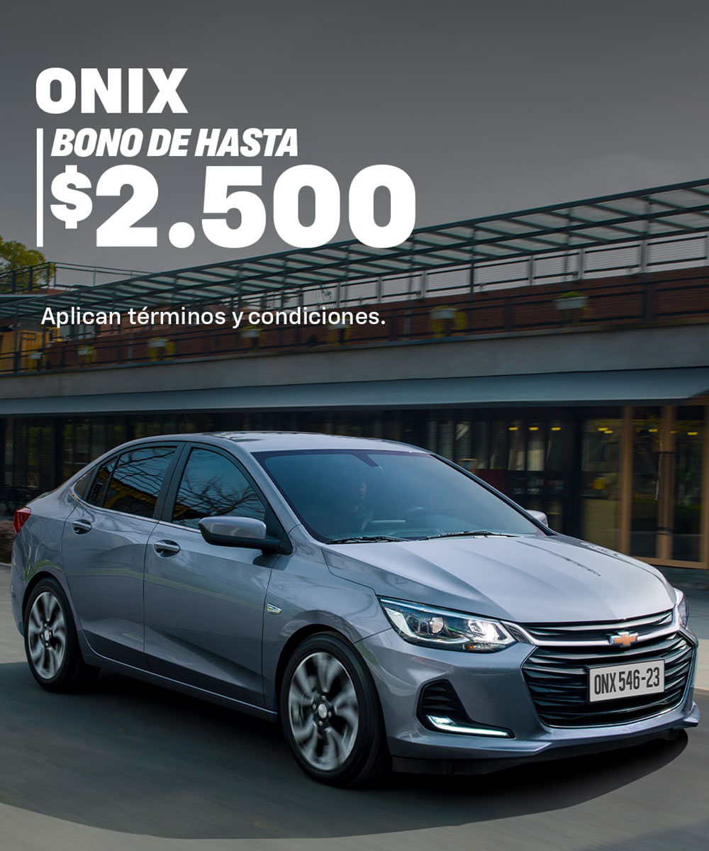 Chevrolet Onix Sedán, auto elegante y eficiente, ideal para la ciudad con tecnología avanzada.