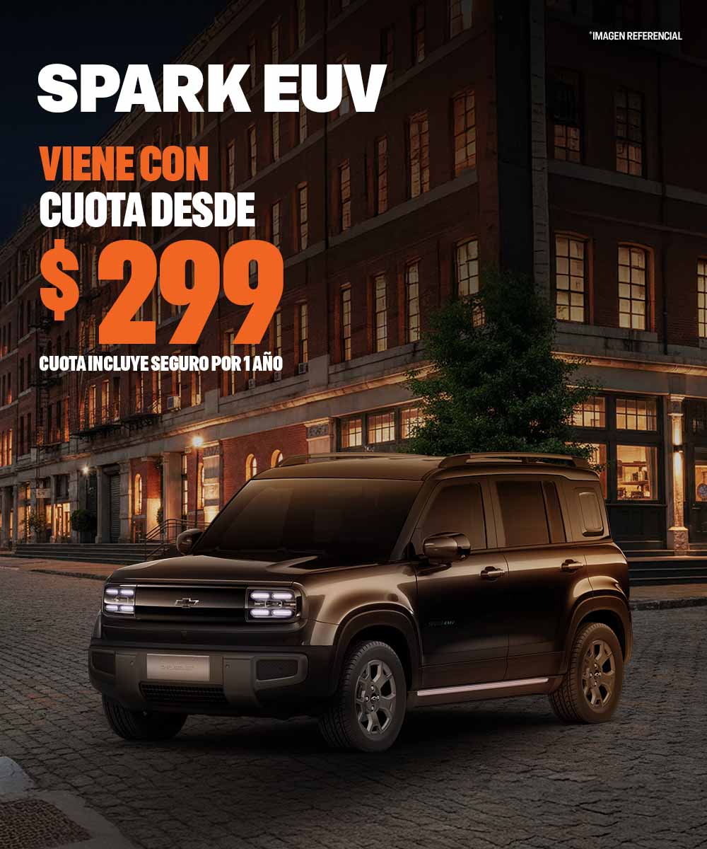 Chevrolet Spark EUV con cuota desde $299