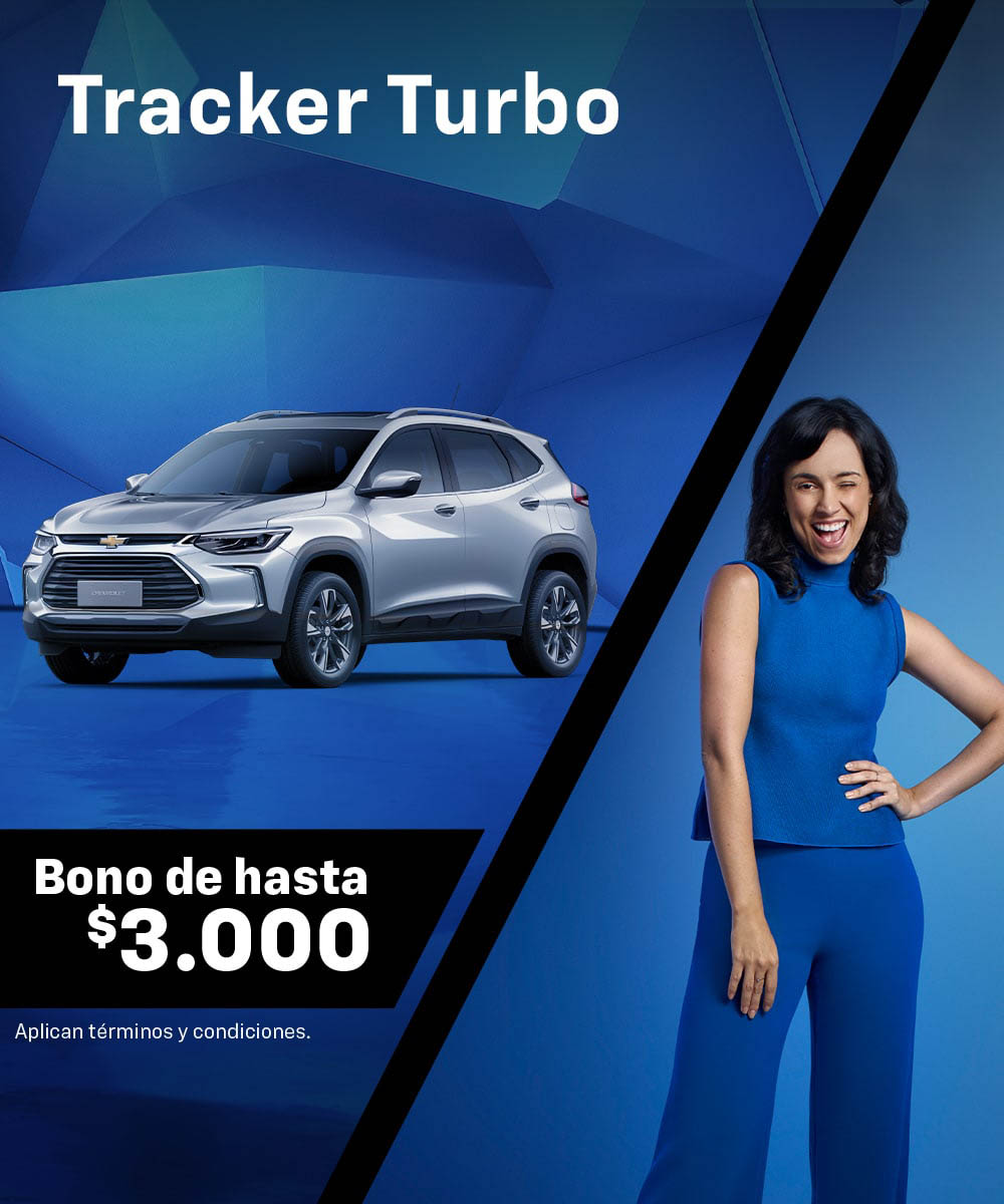 Chevrolet Tracker bono de hasta $3.000