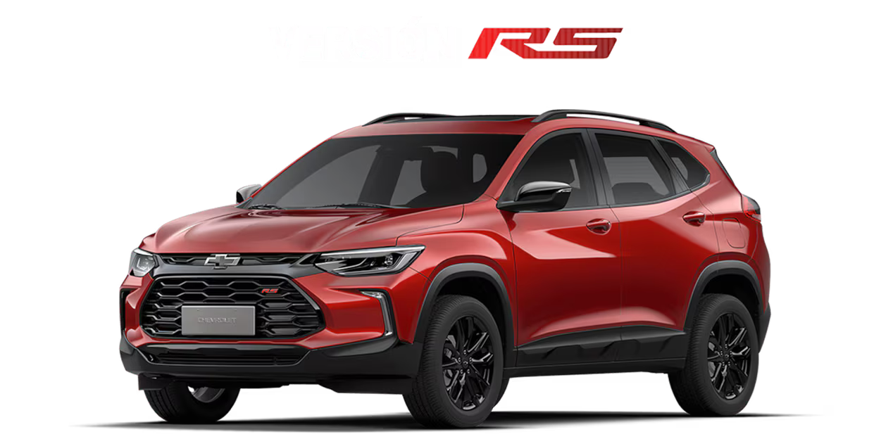 Chevrolet Tracker RS deportiva rojo